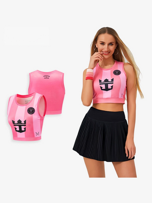 World Cup Football Babes' Crop Top Short-Sleeved Sports Vest Jersey