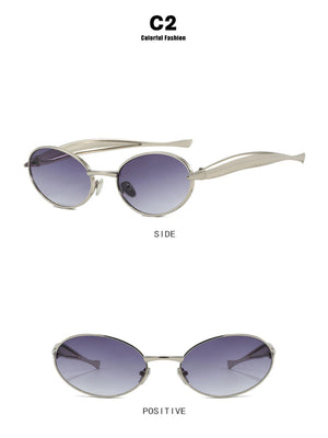 Small Oval-shaped Sunglasses