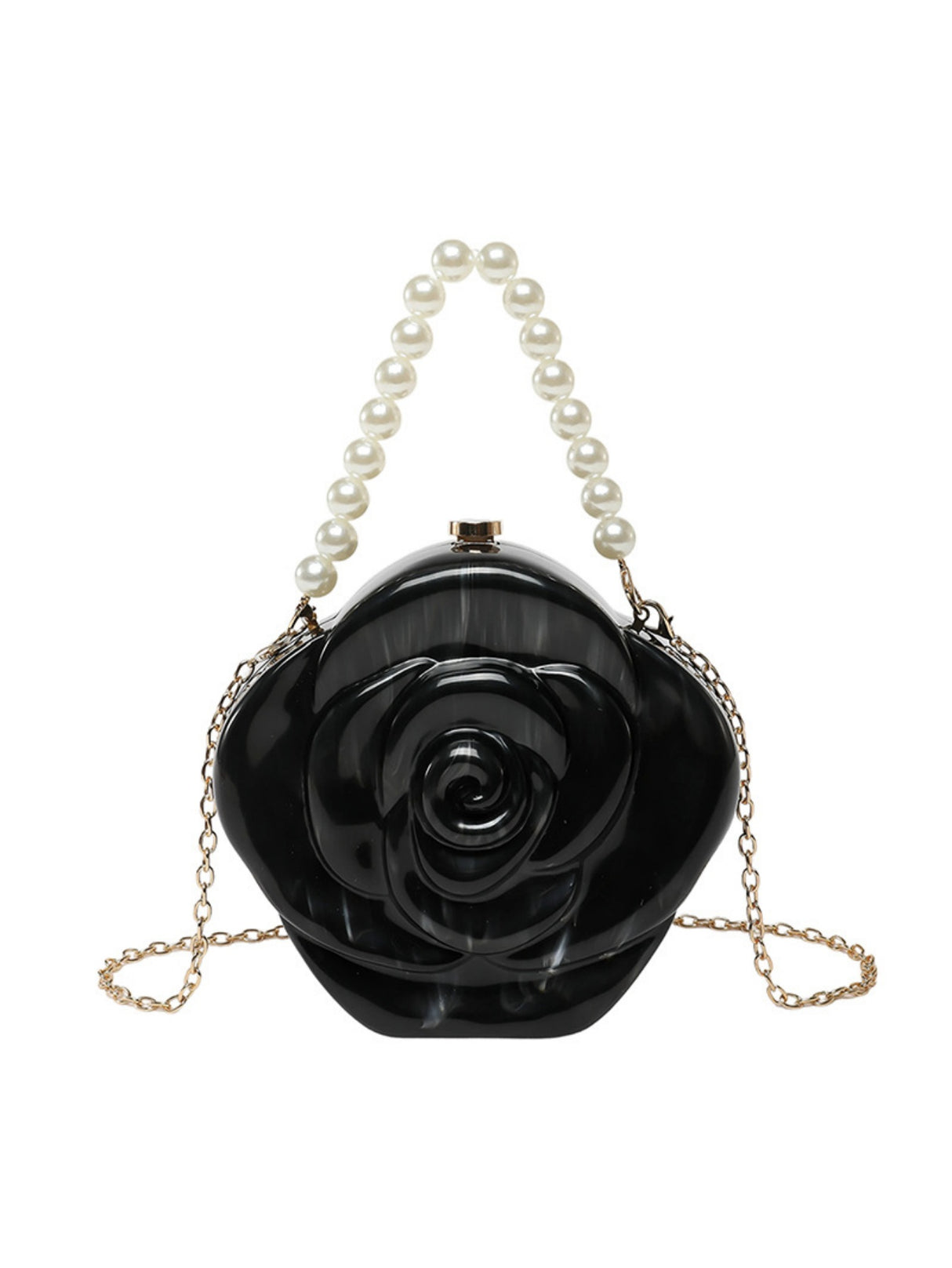 Floral Evening Shoulder Bag