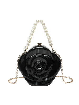 Floral Evening Shoulder Bag