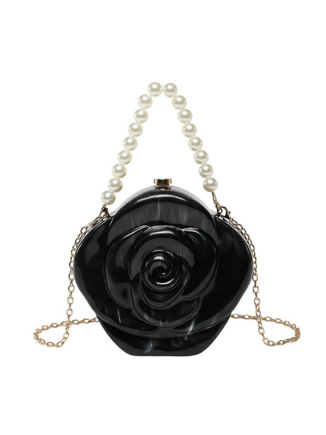Floral Evening Shoulder Bag