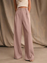 Slimming And Casual Drape Loose High Waist Straight Wide Leg Pants