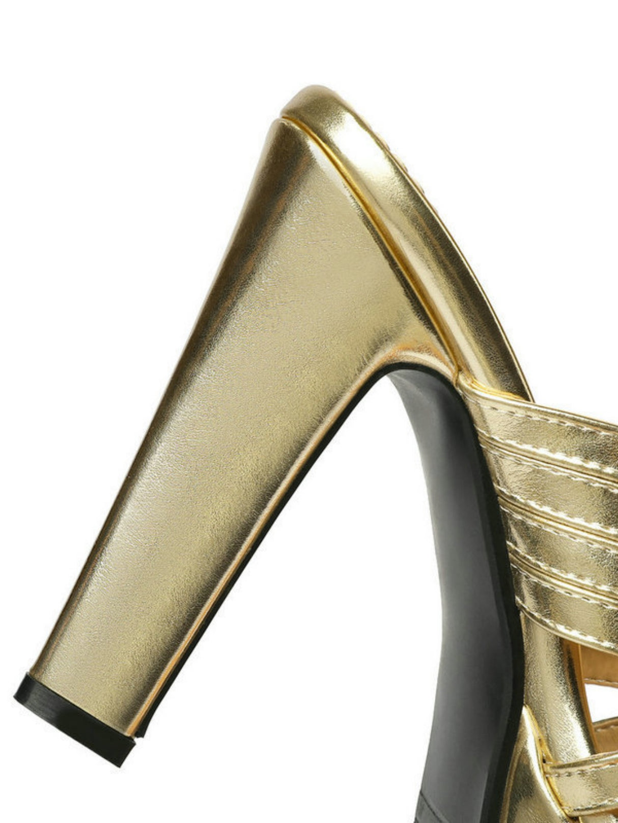 Strappy Platform High-heeled Sandals