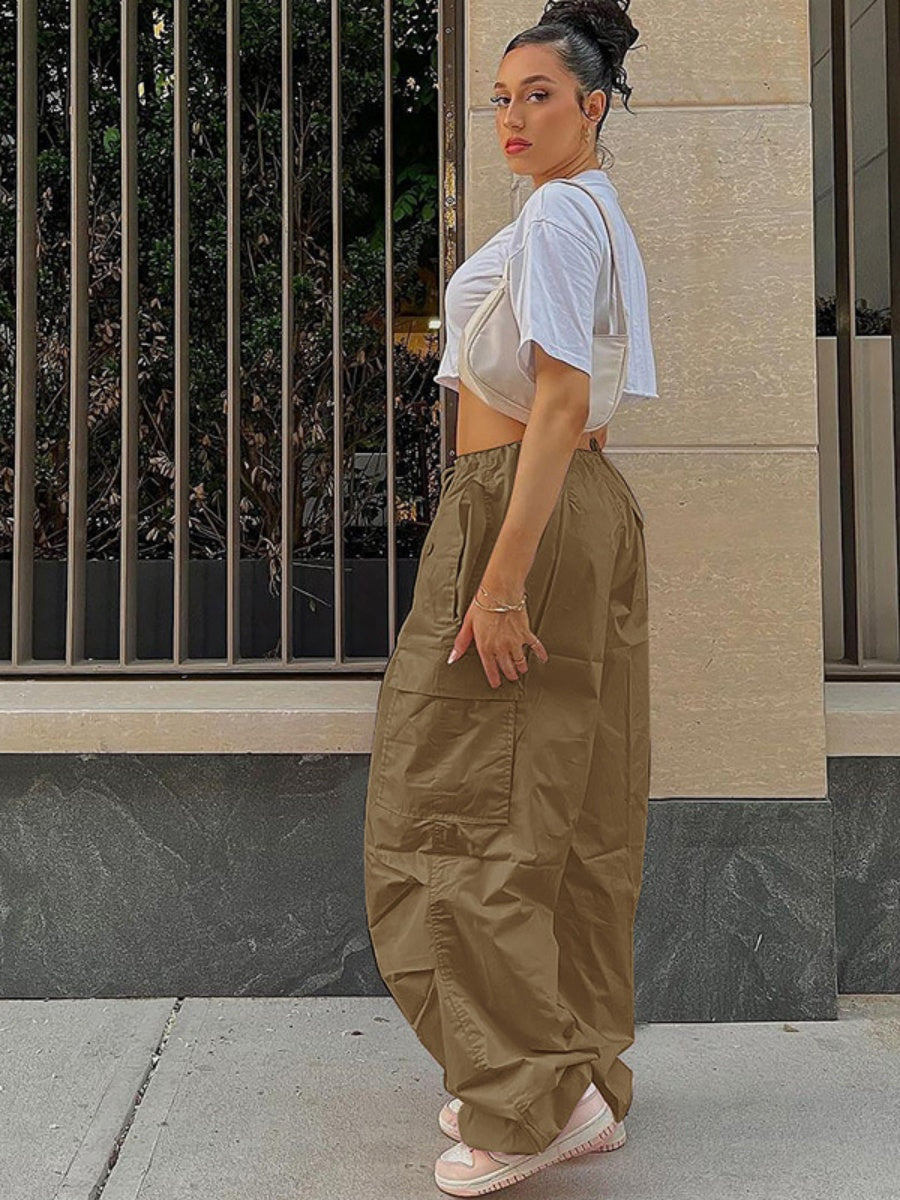 Low-rise Drawstring Jogger Pants