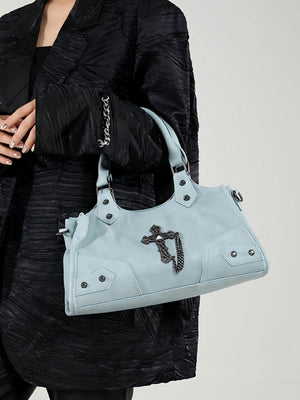 It's A Chain-studded Handbag.