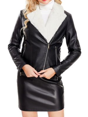 Fur Plush Long Sleeve Keep Warm Jackets