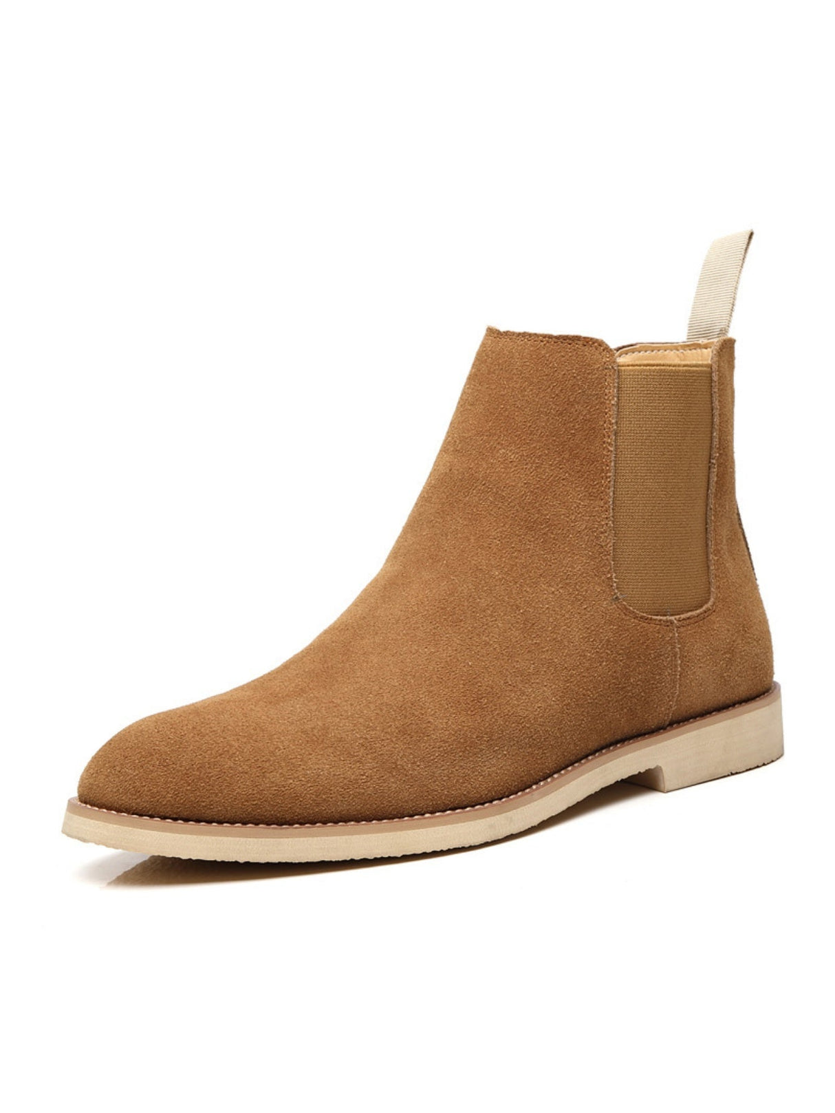 Classic Chelsea Boots Made Of Second-layer Cowhide.