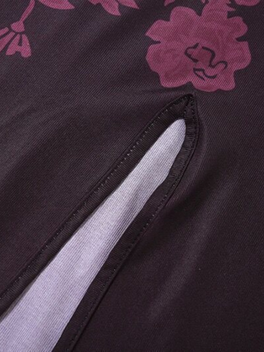 【SHIP AS USUAL】Suspenders Trim Hip-hugging Lace Maxi Dresses