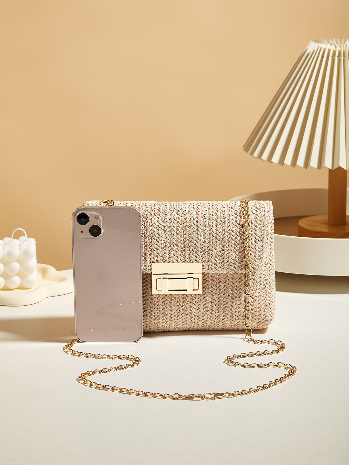 Vacation Straw Crossbody Bag