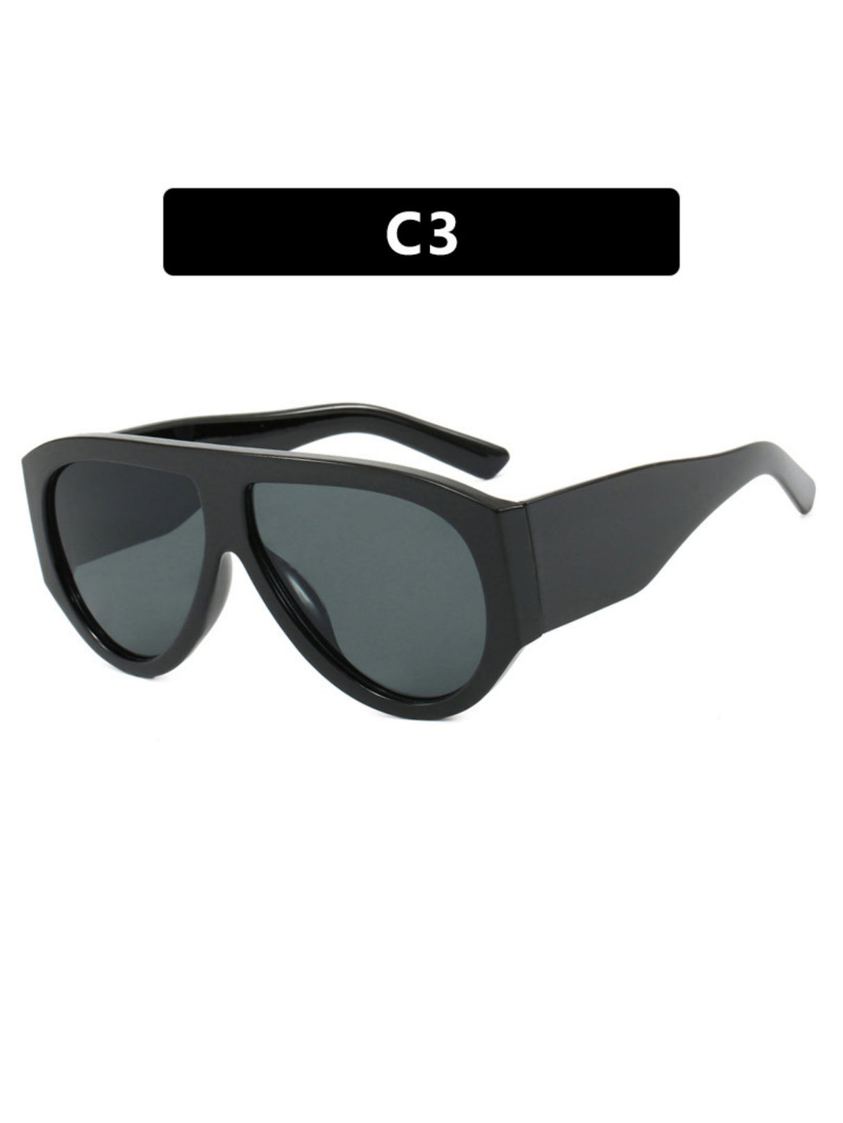 Large-framed Leopard-print Aviary-shaped Sunglasses