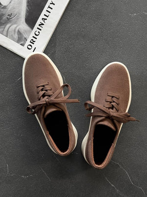 Suede Platform Sneakers