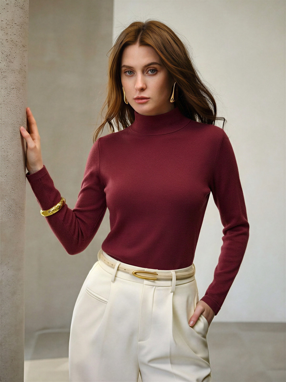 Turtleneck Base Layer Sweater