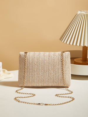 Vacation Straw Crossbody Bag