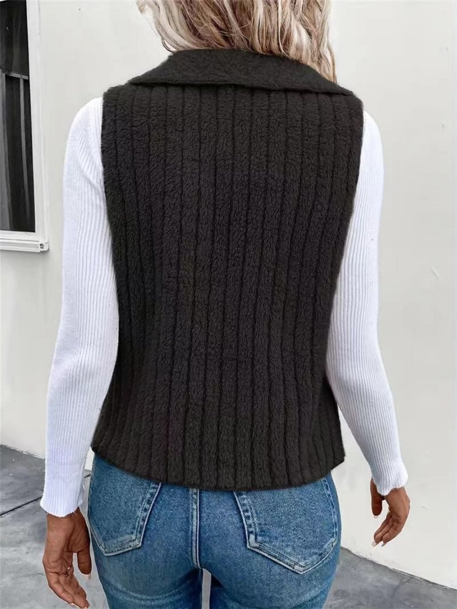 Simple Sleeveless All-match Solid Color Vests