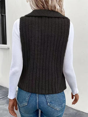 Simple Sleeveless All-match Solid Color Vests