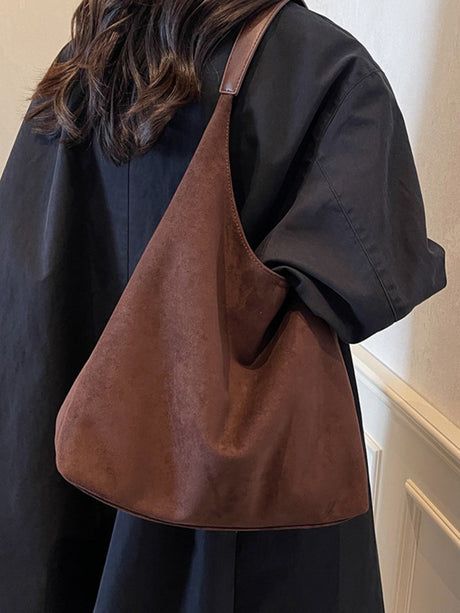 Large Capacity Suede Shoulder Bag