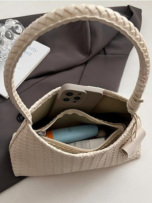 Woven Embossed Handbag