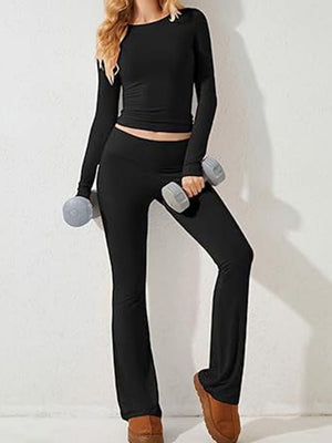 7 Color Round Neck 2-piece Sets