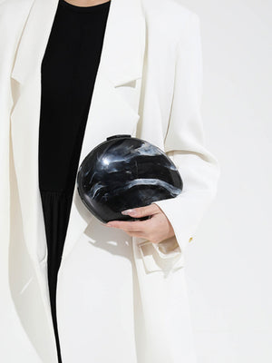 Mirrored Acrylic Evening Fashion Shoulder/Crossbody Bag