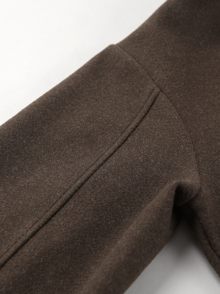 Brown Zip-Front Jacket