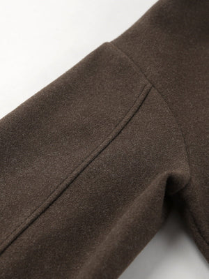 Brown Zip-Front Jacket