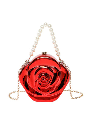 Floral Evening Shoulder Bag
