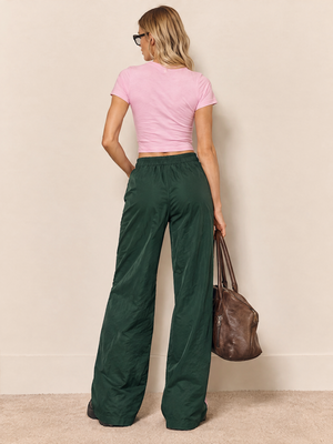 Casual Loose Striped Wide-leg Sweatpants