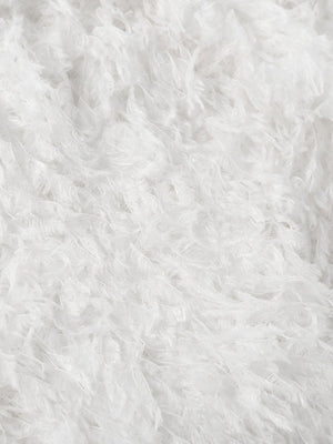 Weiße Mao Mao Shorts, warm und eng anliegend, mit niedrigem Bund