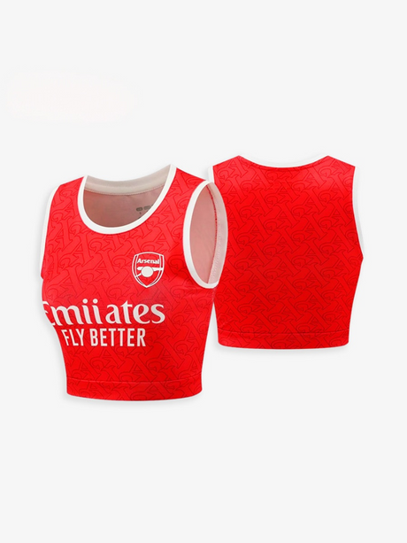 World Cup Football Babes' Crop Top Short-Sleeved Sports Vest Jersey