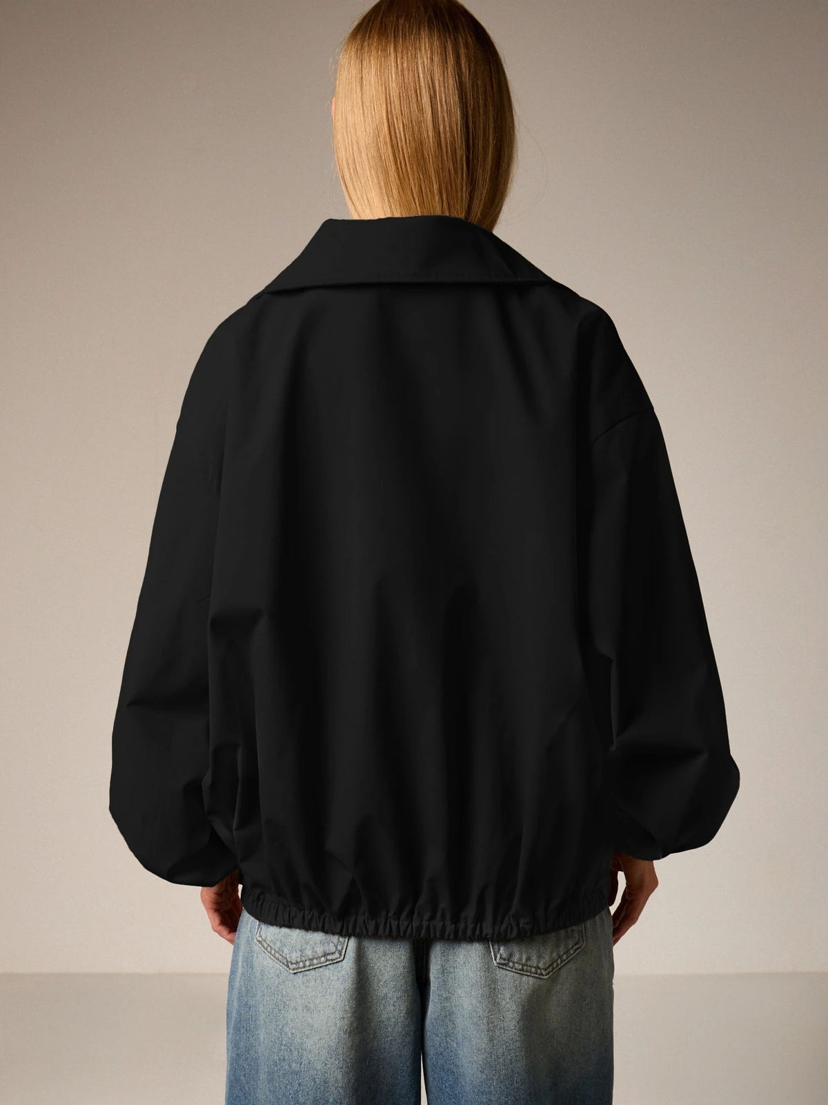 Workwear Style Long-sleeved Coat