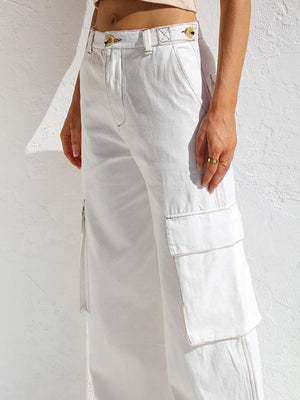 Straight-leg Denim Jeans