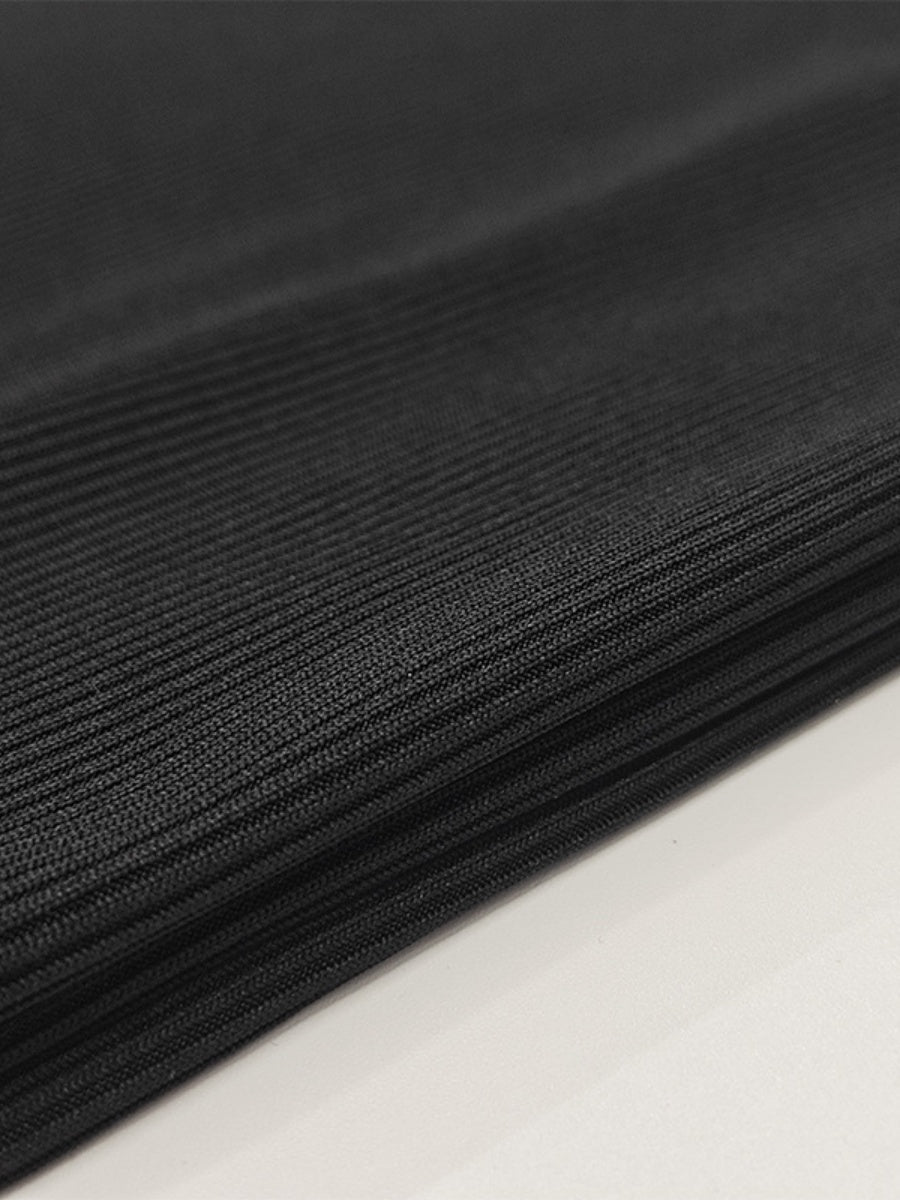 【SHIP AS USUAL】one Shoulder Long Sleeve Knitting Maxi Dresses