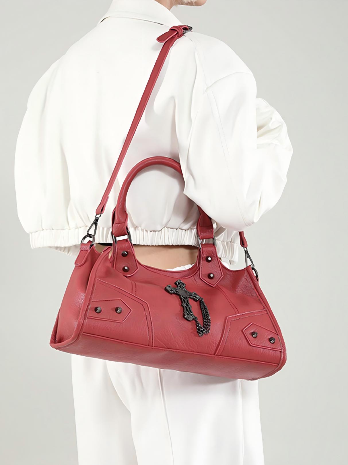 It's A Chain-studded Handbag.