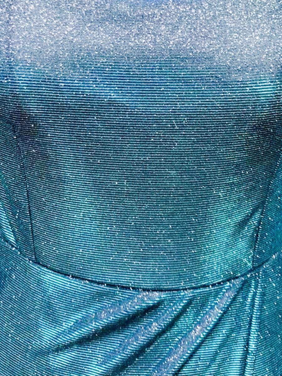 Sexy Sequined Diagonal Placket Mid-rise Bodysuit