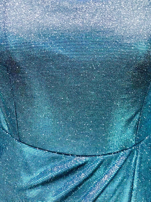 Sexy Sequined Diagonal Placket Mid-rise Bodysuit