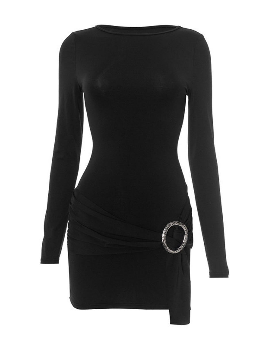 Women's Metal decoration Mini&Short Dresses