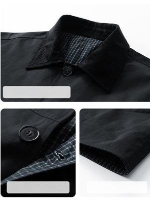 Retro Loose-fit Windproof Trench Coats