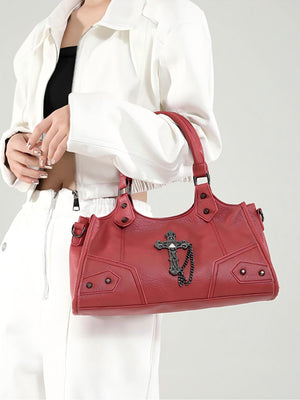 It's A Chain-studded Handbag.