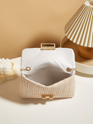 Vacation Straw Crossbody Bag
