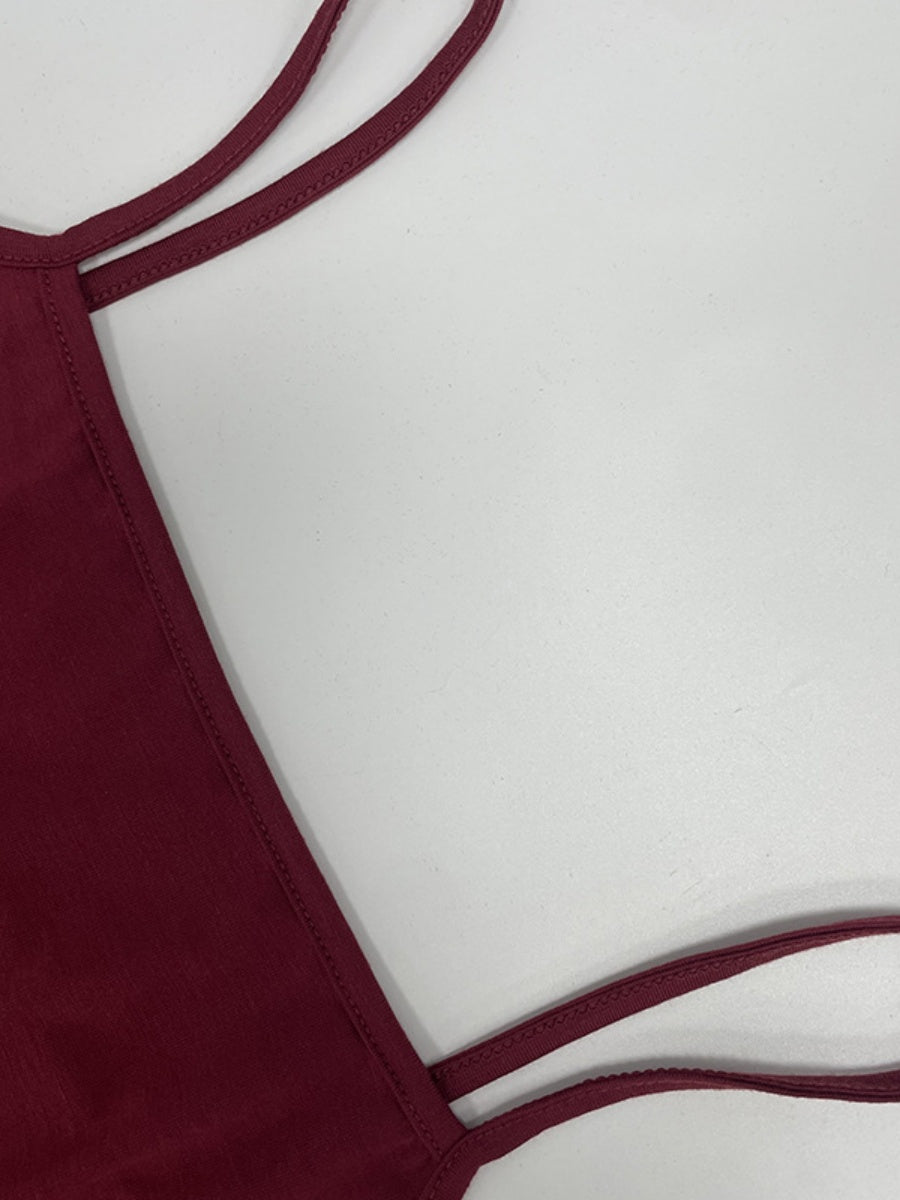 【SHIP AS USUAL】Suspenders Tank Tops Drawstring Pants Loose-fit 2-piece Sets