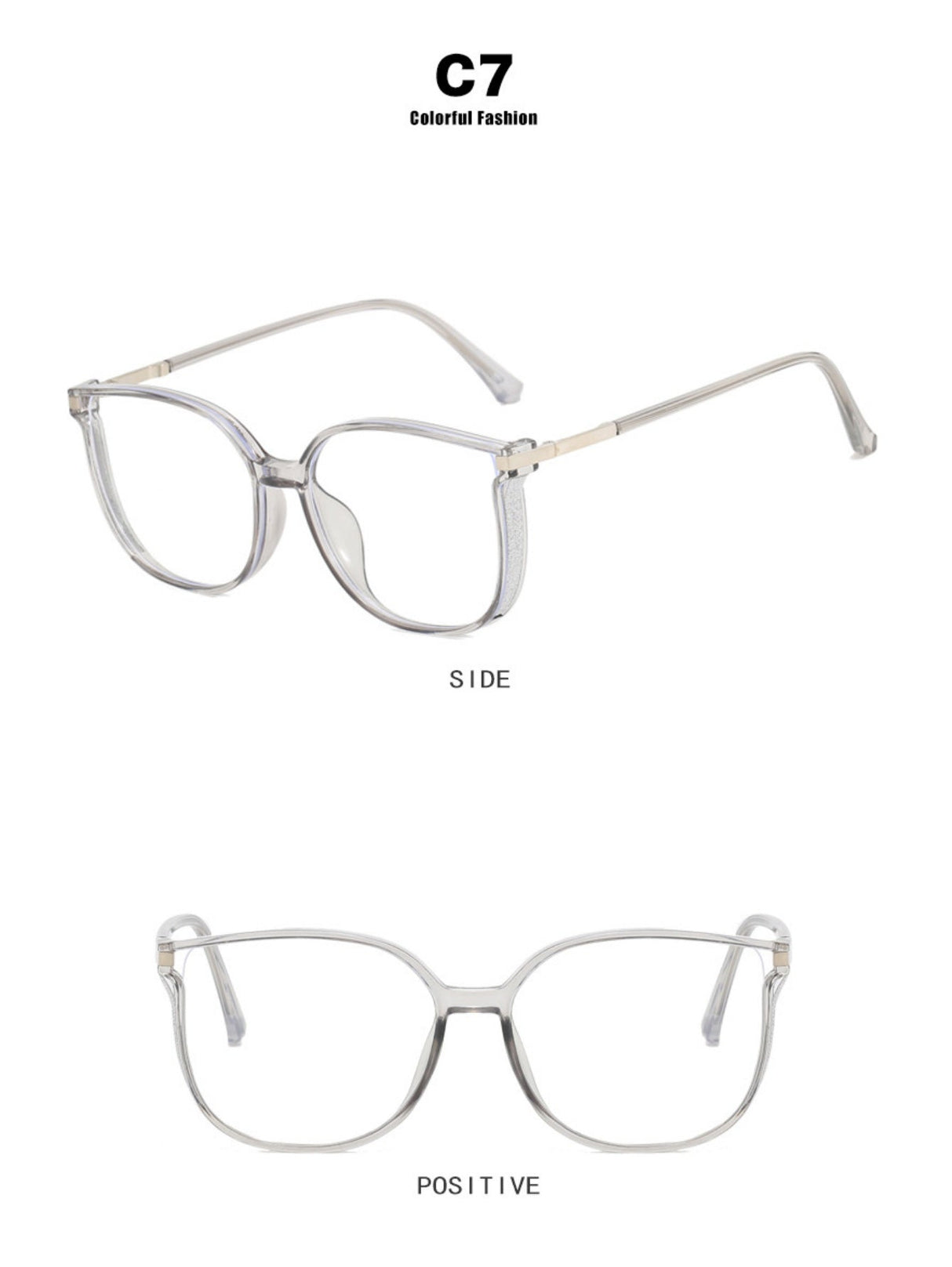Large-frame Fashion Glasses