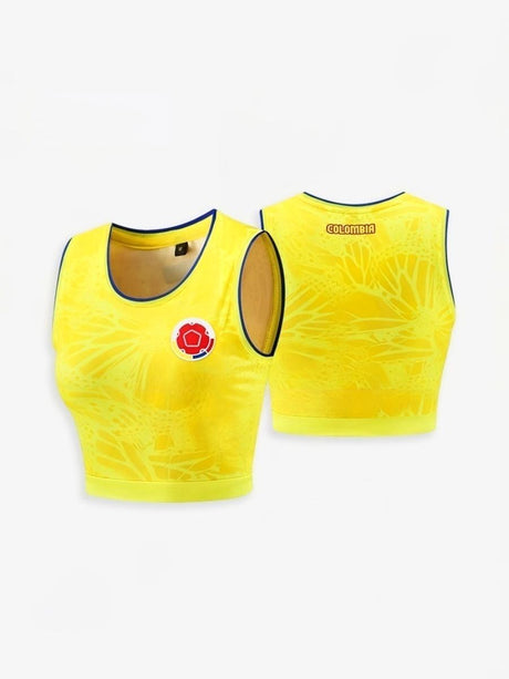 World Cup Football Babes' Crop Top Short-Sleeved Sports Vest Jersey