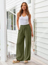 Blended Bandage Loose-fit Pocket Pants