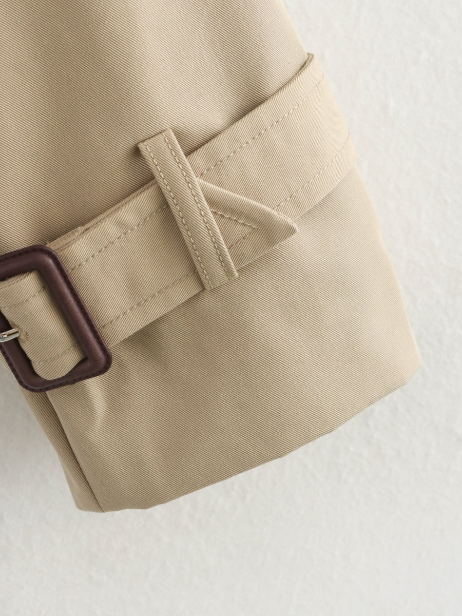 Buttons Short Trench Coats