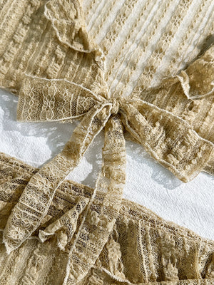 Sexy Lace Mesh Swimsuit Bikini Four-piece Set