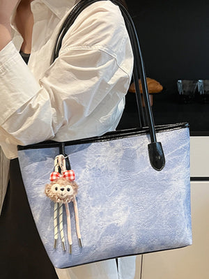 Sac fourre-tout grande capacité à motif color-block en relief