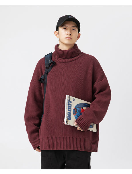 Liber AW Men's 6 Solid Color Sweaters
