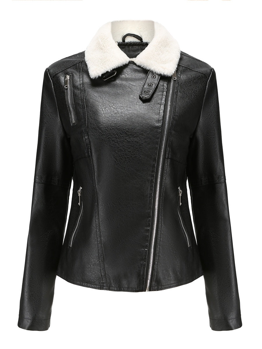 Fur Plush Long Sleeve Keep Warm Jackets