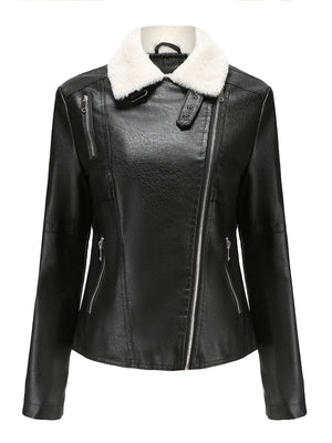 Fur Plush Long Sleeve Keep Warm Jackets