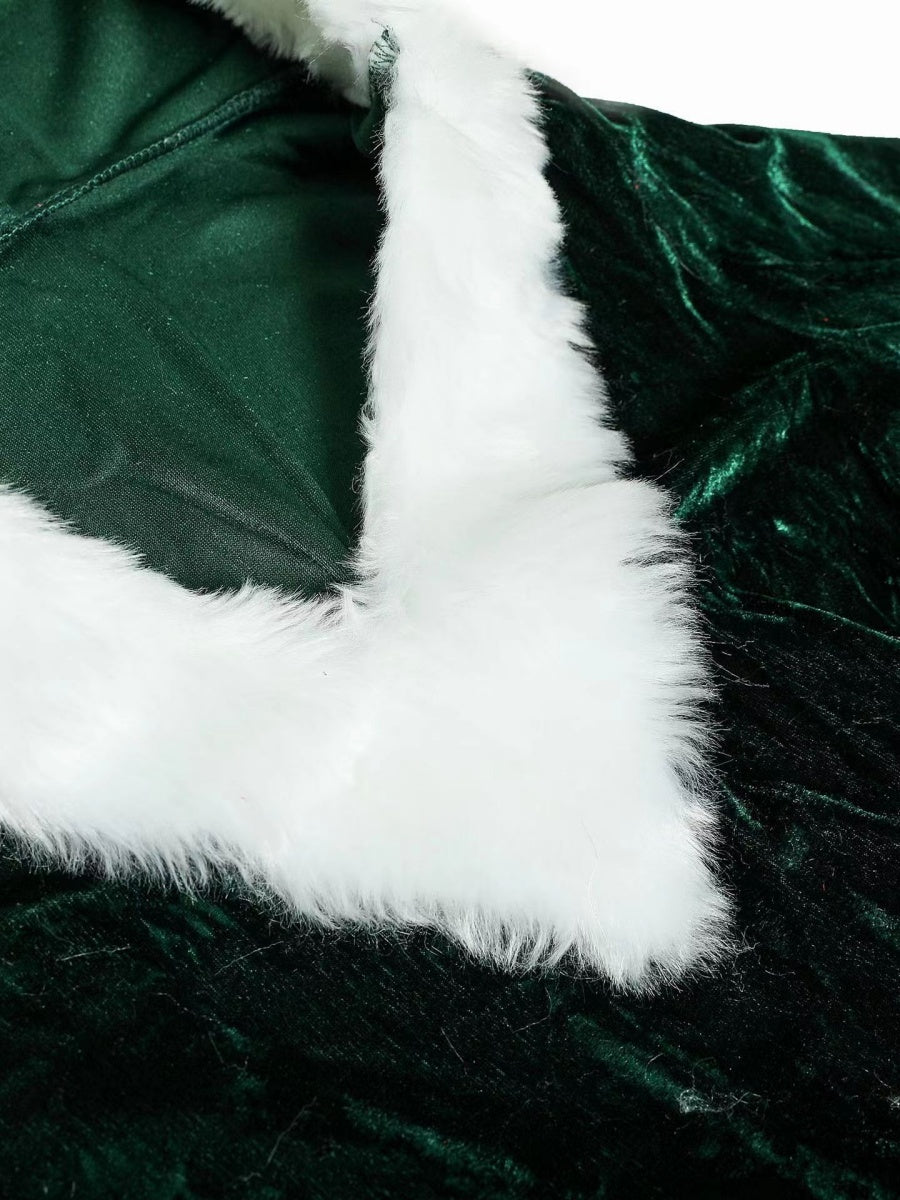 Christmas Performance Costumes Dress Belts Petticoat Multi-piece Sets